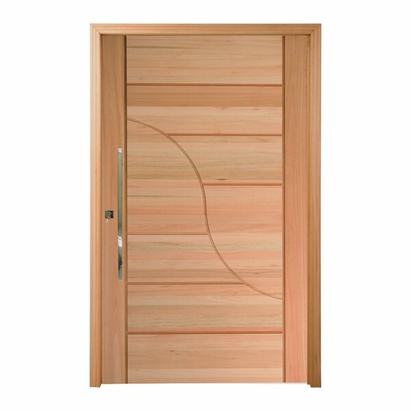 Kit Porta Pivotante Maciça De Eucalipto 214x109x14cm Pm91 Sub