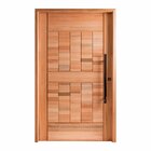 Kit Porta Pivotante Maciça De Eucalipto 214x109x14cm Pm96 Cru