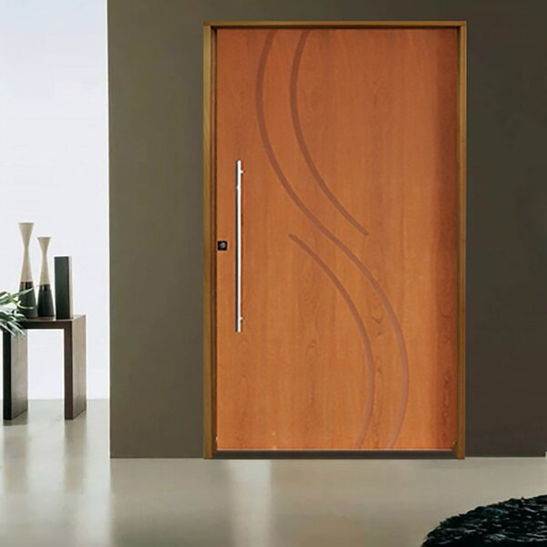 Kit Porta Pronta 210x82cm Direito Batente 14cm Fechadura Stil