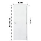 Kit Porta Pronta 210x82cm Drywall Abertura  Gdoor Abertura Di