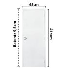 Kit Porta Pronta 214x65cm Fechadura Interna Colmeia Acabado G