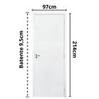 Kit Porta Pronta 214x97cm Fechadura Externa Sólido Primer Ger