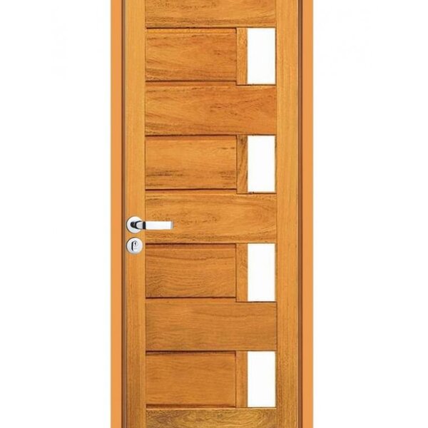 Kit Porta Pronta Jundiaí - Madeira Maciça - Angelim Abertura: