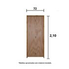 Kit Porta Pronta Lisa 210x82cm  Batente 14cm Rodam Portas Abe