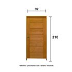 Kit Porta Pronta Maciça 210x92cm Externa Direito  Hale Esquad