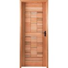 Kit Porta Pronta Maciça 214x87cm Eucalipto Esquerda Pm96 Cruz