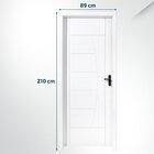 Kit Porta Pronta Maciça 214x89cm Eucalipto Pm78 Solar Cruzeir