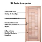 Kit Porta Pronta Maciça De Eucalipto 214x87x14cm Pm97 Abertur