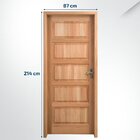 Kit Porta Pronta Maciça De Eucalipto 214x87x14cm Pp01 Abertur