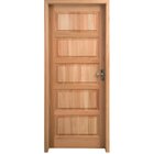 Kit Porta Pronta Maciça De Eucalipto 214x87x14cm Pp01 Abertur