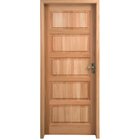 Kit Porta Pronta Maciça De Eucalipto 214x87x14cm Pp01 Abertur