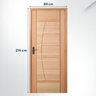 Kit Porta Pronta Maciça De Eucalipto 214x89x14cm Pm78 Solar A