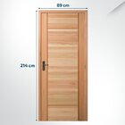 Kit Porta Pronta Maciça De Eucalipto 214x89x14cm Pm95 Clean A