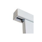 Kit Porta Pronta Sobrepor De Correr Branca Uv - 210x90