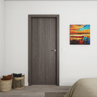 Porta com Batente de Giro 12 a 19cm Sarrafeada Lisa Wood Touch Carvalho Direito ou Esquerdo 2,10x0,70m Concrem Wood