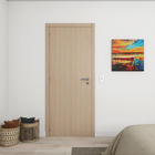 Porta com Batente de Giro 12 a 19cm Sarrafeada Lisa Lacca Touch Marfim Direito ou Esquerdo 2,10x0,80m Concrem Wood