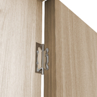 Porta com Batente de Giro 12 a 19cm Sarrafeada Lisa Lacca Touch Marfim Direito ou Esquerdo 2,10x0,90m Concrem Wood