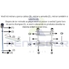 Kit Porta Shampoo De Canto Duplo Incolor Com Saboneteira Dupl