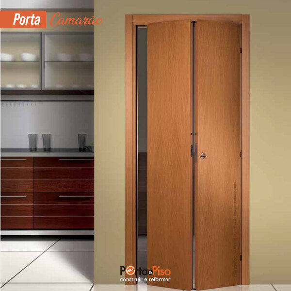 Kit Porta Tauari Camarao Mapaf 70x215 Abertura Lado Esquerdo