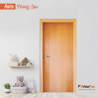 Kit Porta Tauari Verniz Lisa Mapaf Batente 14cm 215x76,5 Aber