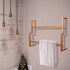 Kit Porta Toalha Industrial Metálico - D'rossi - Cobre