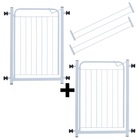 Kit Portão Grade De Segurança Com Extensor De 10 Cm Para Port
