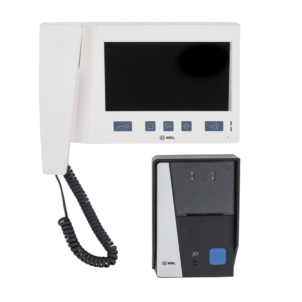 Kit Porteiro Eletrônico Residencial com Video Advance Tela 7" HDL