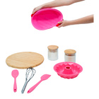 Kit Pote Hermético Tampa De Bambu Utilidades Silicone Oikos U