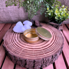 Kit Pote Lata De Alumínio Multiuso - Bronze - Vela, Cosmético