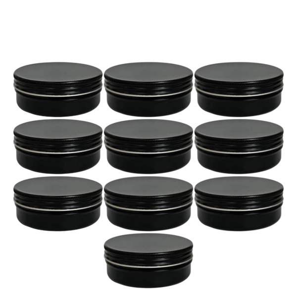 Kit Pote Lata De Alumínio Multiuso - Bronze - Vela, Cosmético