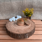 Kit Pote Lata De Alumínio Multiuso - Bronze - Vela, Creme, Co