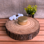 Kit Pote Lata De Alumínio Multiuso - Bronze - Vela, Creme, Co