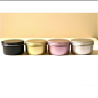 Kit Pote Lata De Alumínio Multiuso - Dourado - Vela, Creme, C