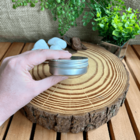 Kit Pote Lata De Alumínio Multiuso - Prata - Vela, Cosméticos