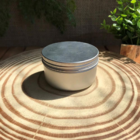 Kit Pote Lata De Alumínio Multiuso - Prata - Vela, Creme, Cos