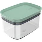 Kit Pote Organizador Hermético Retangular Block Verde Menta -