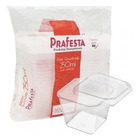 Kit Pote Prafesta Quadrado Bolo No Pote 250ml C/ 100 Un