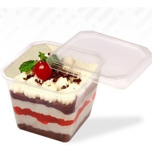 Kit Pote Prafesta Quadrado Bolo No Pote 250ml C/ 100 Un | Leroy Merlin