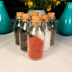 Kit Potes De Temperos Condimentos De Vidro 125ml Quantidade:8