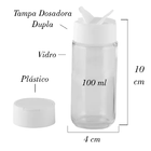 Kit Potes De Temperos Condimentos De Vidro Para Cozinha 100ml