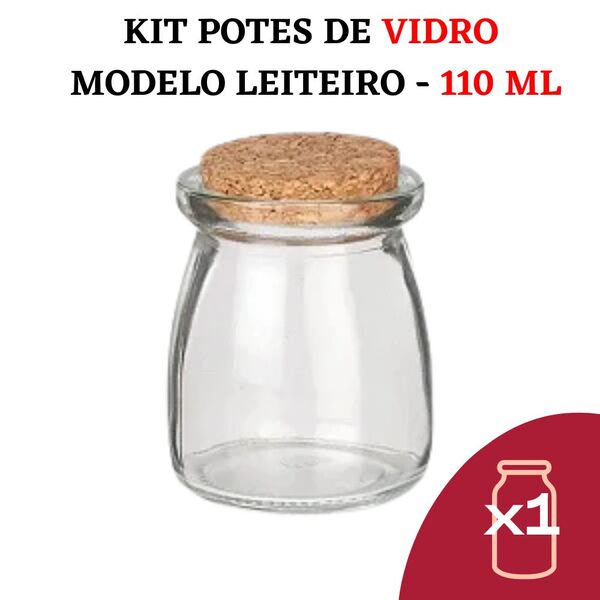 Kit Potes de Temperos Condimentos De Vidro Tipo Leiteira Para