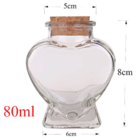 Kit Potes De Temperos E Condimentos Tipo Coração 80ml Quantid