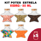 Kit Potes De Temperos E Condimentos Tipo Estrela 80ml Quantid