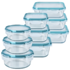 Kit Potes De Vidro Borosilicato Tamanhos Variados Cloc Glass,