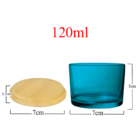 Kit Potes De Vidro Patê Ciano C/tampa 120ml Quantidade:1