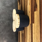 Kit Potes De Vidro Patê Jateado Azul Escuro C/tampa 120ml Qua