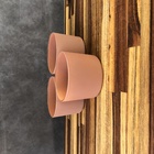 Kit Potes De Vidro Patê Jateado Rosa S/tampa 120ml Quantidade