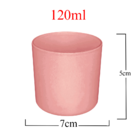 Kit Potes De Vidro Patê Jateado Rosa S/tampa 120ml Quantidade