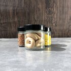 Kit Potes De Vidro Pianezza C/tampa Em Metal Preto 200ml Quan