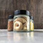 Kit Potes De Vidro Pianezza C/tampa Em Metal Preto 200ml Quan